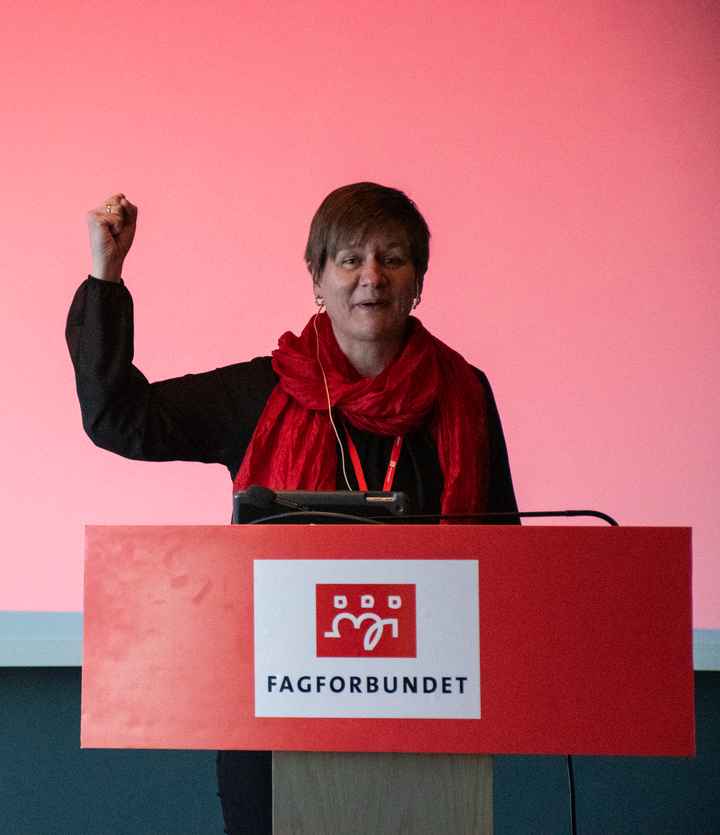 Helene Skeibrok holdt 8. mars-appell under Sykehuskonferansen