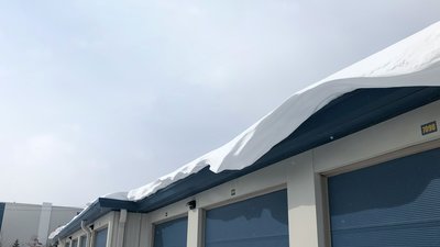 snow load on the roof.