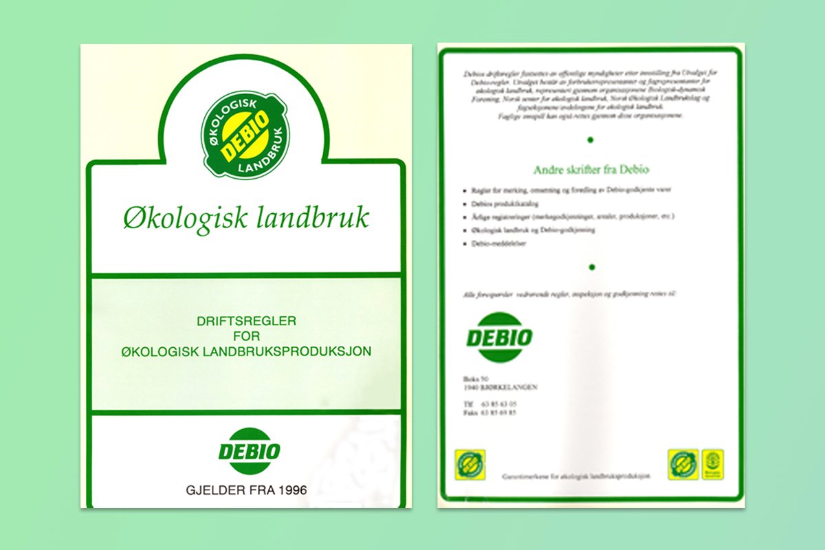 Driftsregler for økologisk landbruk i Norge 1996 økologi Debio