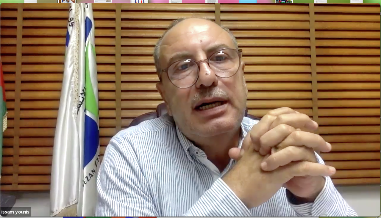 Issam Younis, direktør for Al-Mezan Center for Human Rights i Gaza