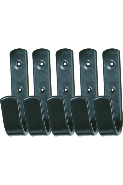 Stallkrok Hansbo Sport svart 10cm 5-p