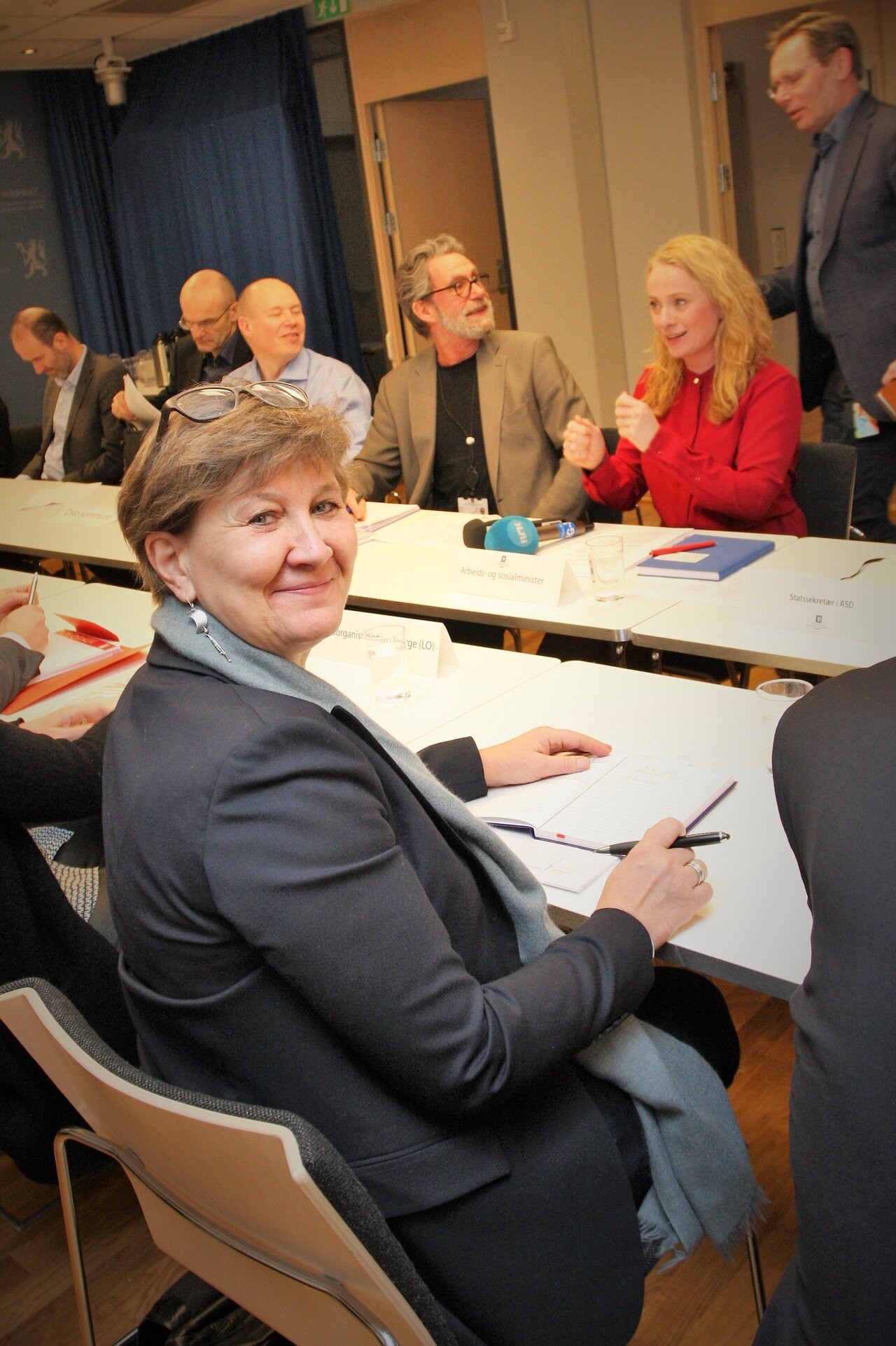Mette Nord og resten av forhandlingsutvalget er klare til å forhandle om pensjon.