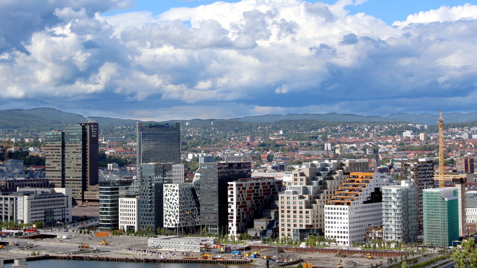 Oslo by med barcode i front