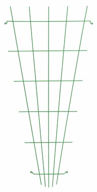 Trådspaljé Nyby Bruk rak solfjäder 30–75x150cm