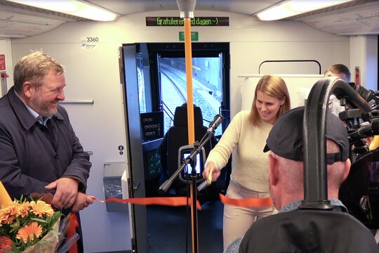 Åpning av ny T-banetrasé i Oslo