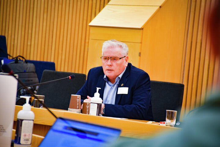 Leder av Pensjonistforbundet, Jan Davidsen.