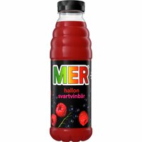 Fruktdryck MER Hallon & Svartvinbär 500ml