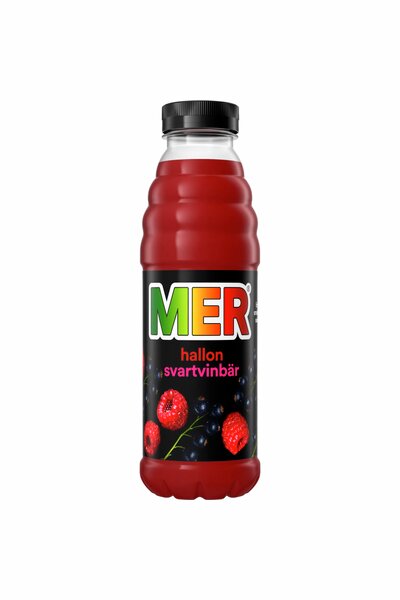 Fruktdryck MER Hallon & Svartvinbär 500ml