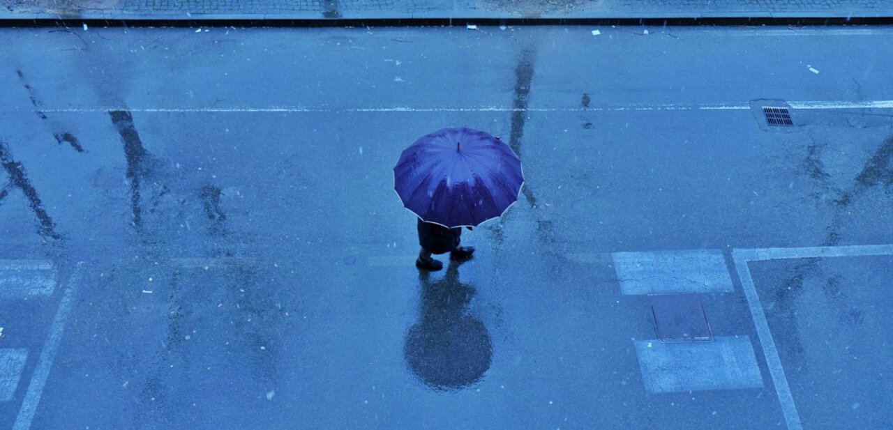 Regn, paraply