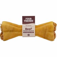 Hundtugg FourFriends Tuggben Beef Rawhide med tjurmuskel