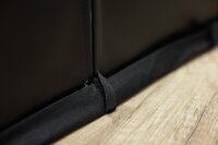 Inomhushage Kerbl Hoppla svart 144x72x72cm