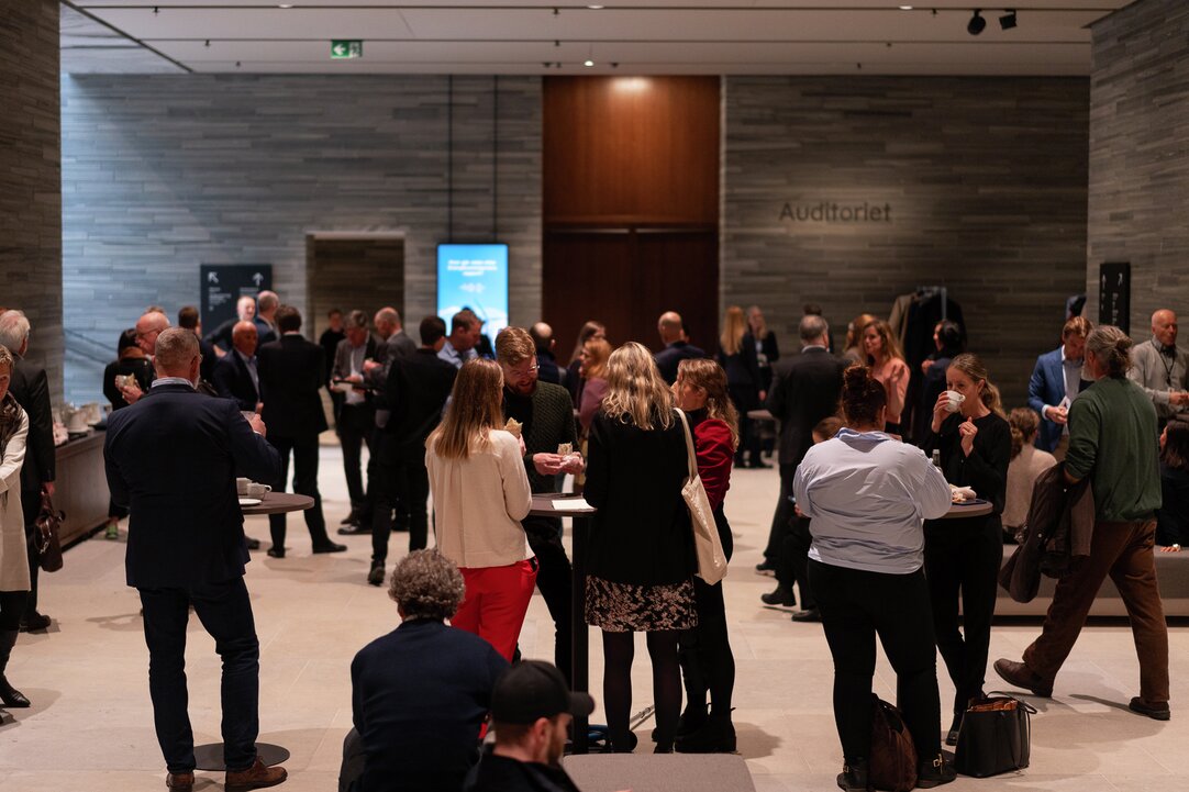 The panel debate and mingling took place at the new National Museum in Oslo which opened almost a year ago.