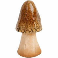 Dekoration Västanvinden svamp keramik 6x11cm