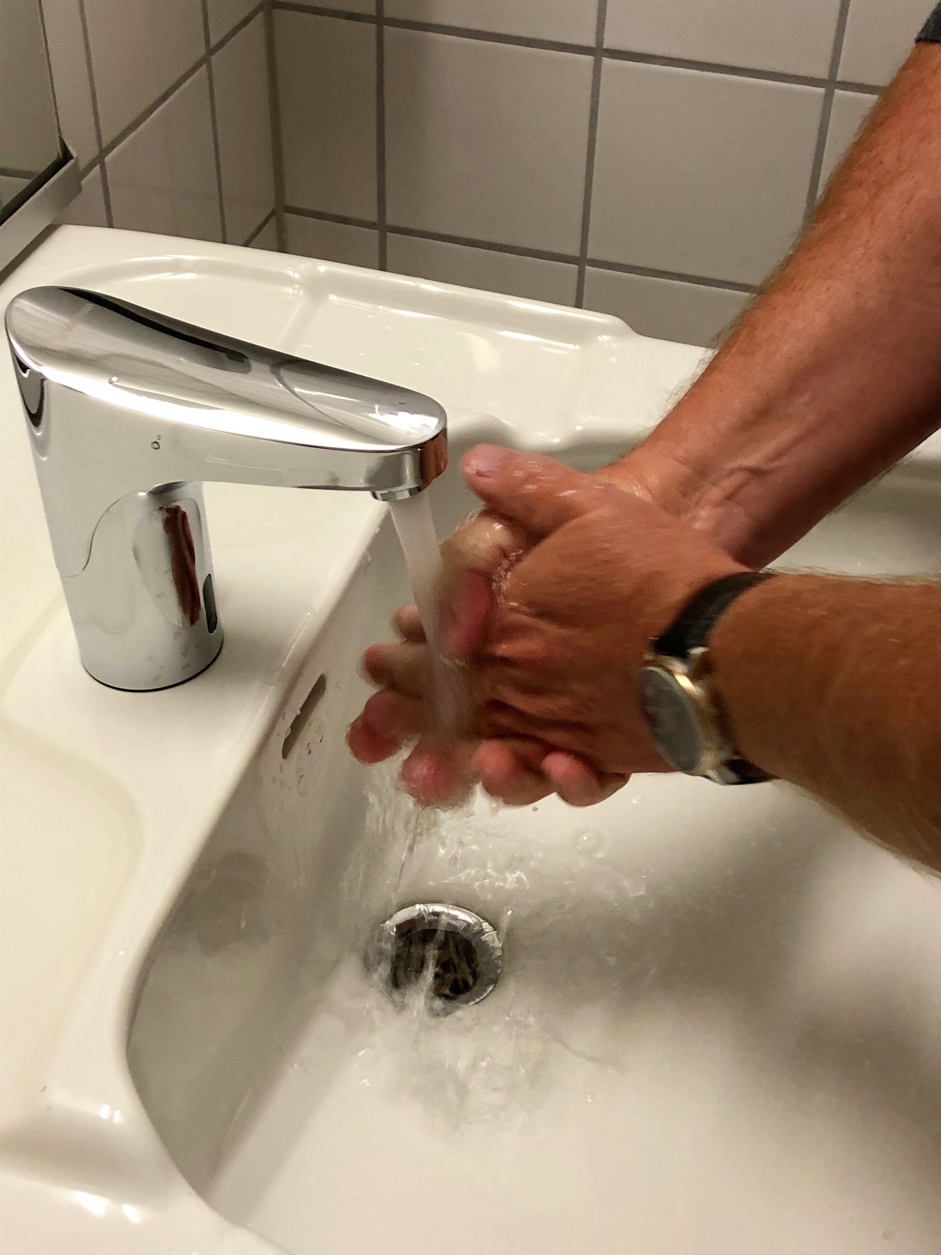 Håndvask under koronaen