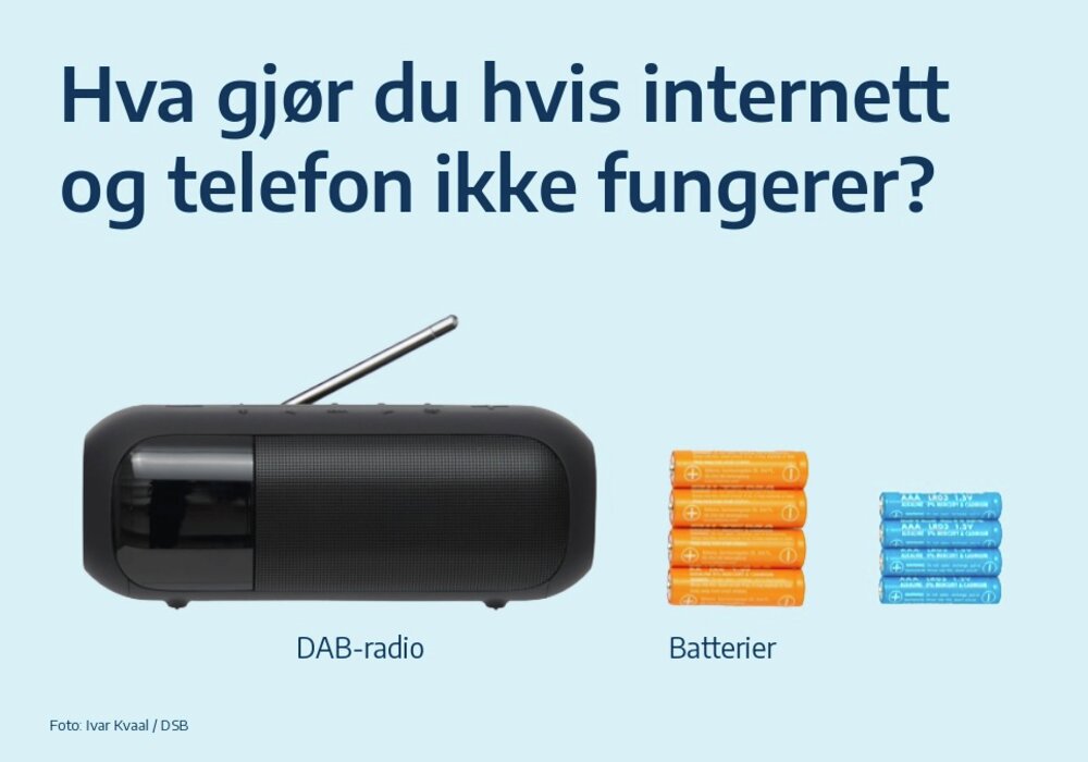 Egenberedskapsuka 2026, ekombortfall