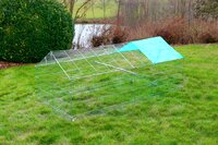 Utomhushage Kerbl OpenAir XL med rymningsskydd 180x90x75cm