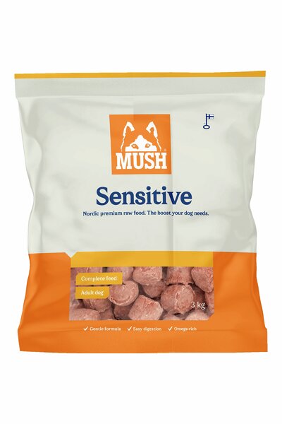 Färskfoder MUSH Sensitive Chicken 3kg