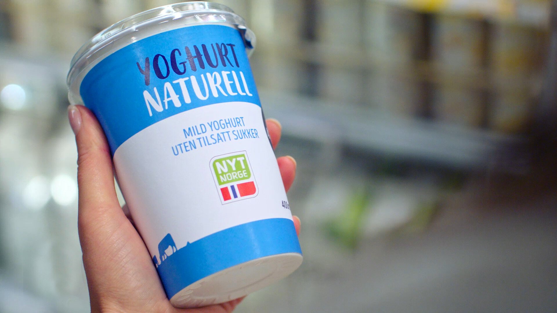 Norsk yoghurt. 