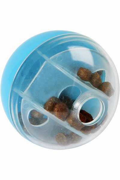 Snackboll Kerbl för katt och smådjur 5cm blå