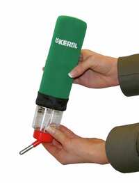 Termoskydd Kerbl för vattenflaska mörkgrön
