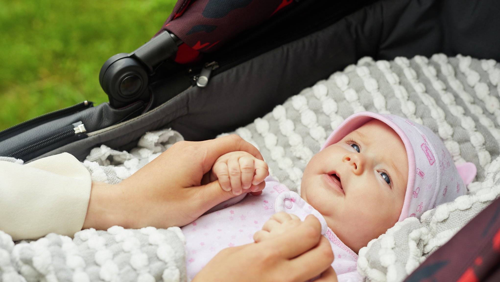 Bebis i barnvagn
