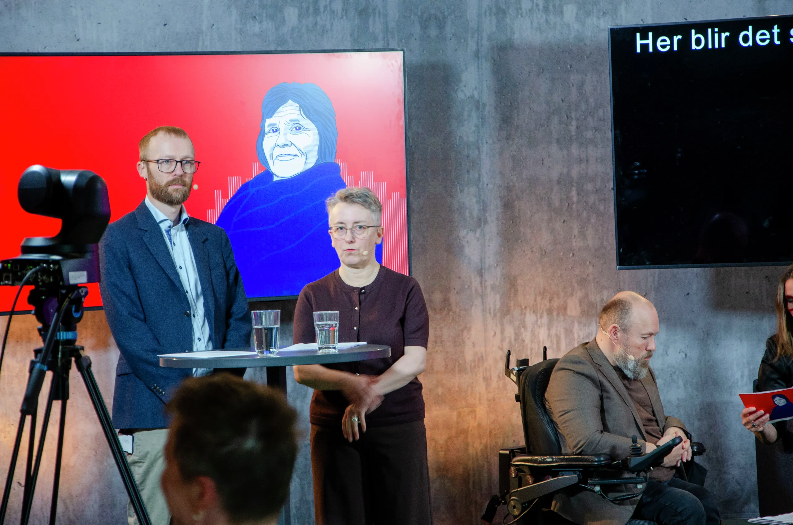 Egil og Rannveig presenterer funnene.