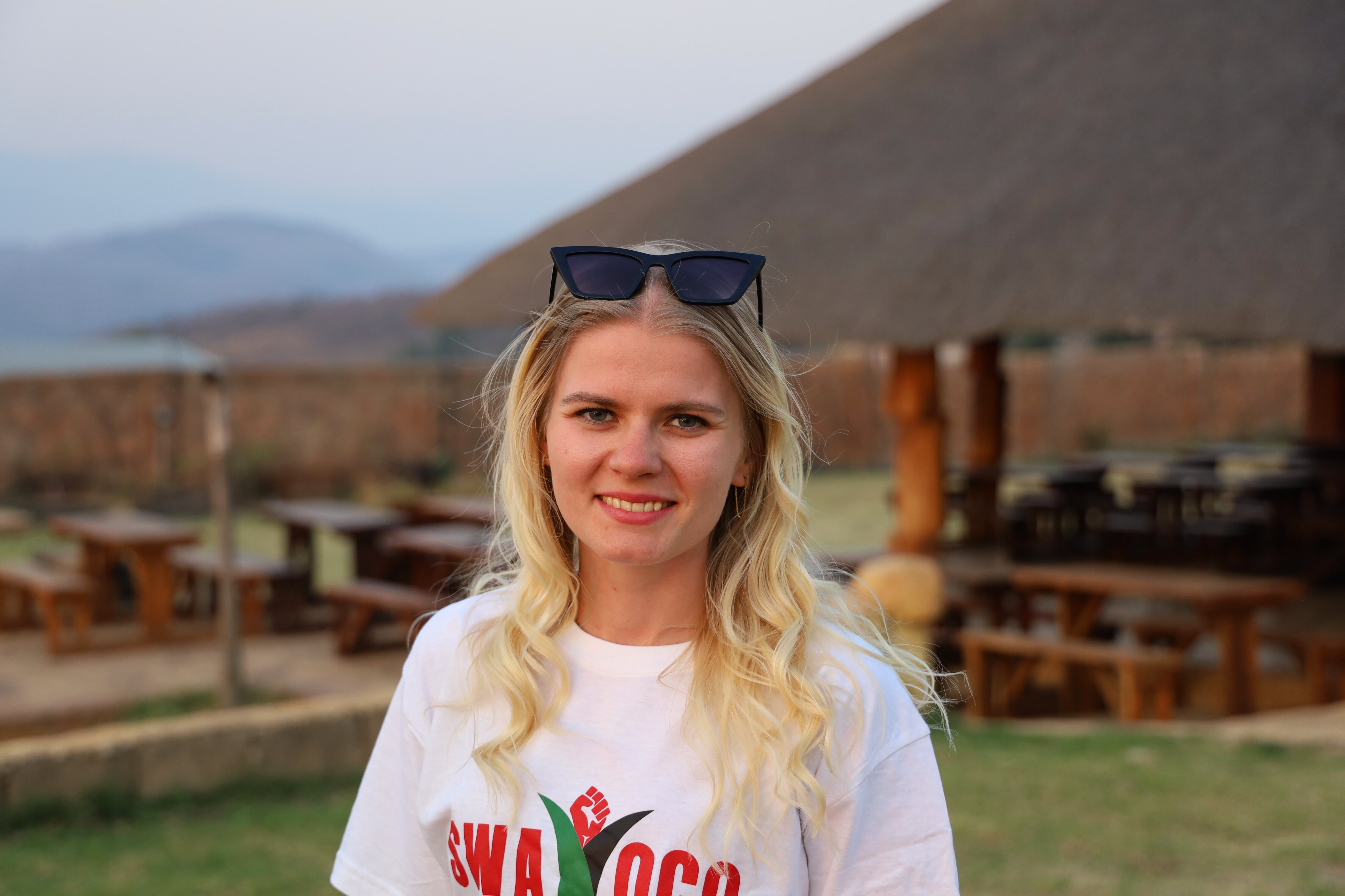 UNGDOMSKONFERANSE: Jeanette Lea Romslo er nestleder av Fagforbundet Ung. Nylig reiste hun med AUF til Sør-Afrika og møtte unge demokratiforkjempere i Swaziland.