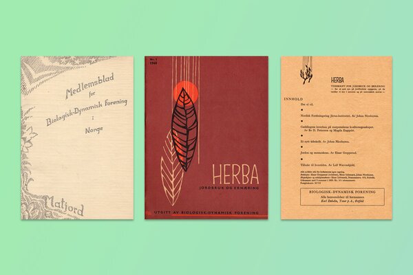 Herba Matjord medlemsblad Biologisk-dynamisk forening biodynamisk jordbruk økologisk landbruk 1956 1965