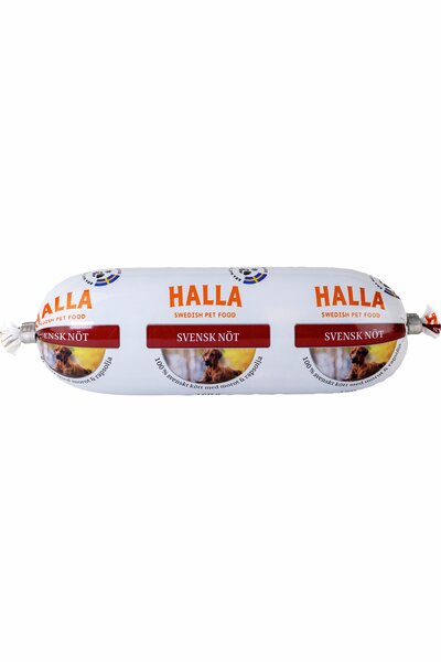 Våtfoder Halla köttkorv svensk nöt för hund