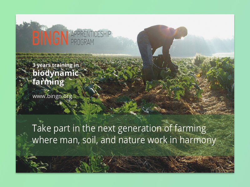 BINGN – Biodynamic Inititative for the Next Generation Nordic biodynamisk landbruk økologisk landbruk