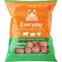 Färskfoder MUSH Everyday Green nöt, gris & kyckling