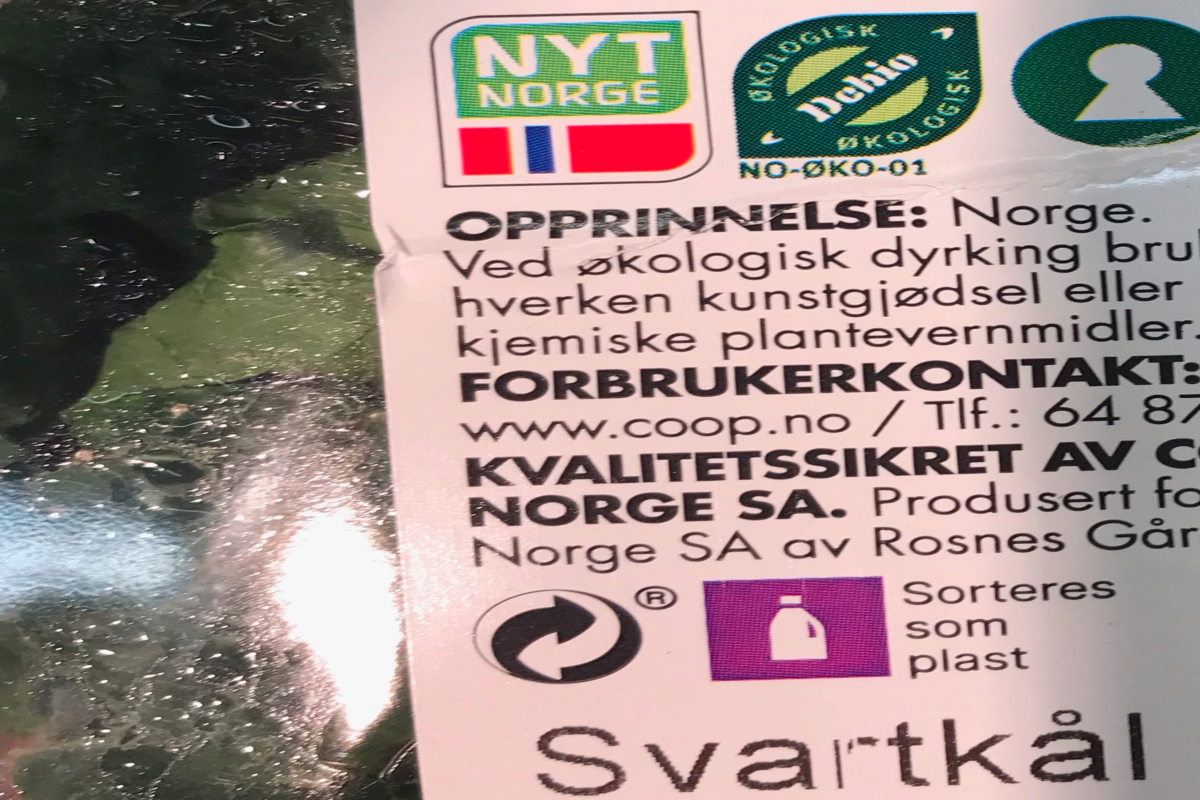 Feilmerking av norsk økologisk svartkål