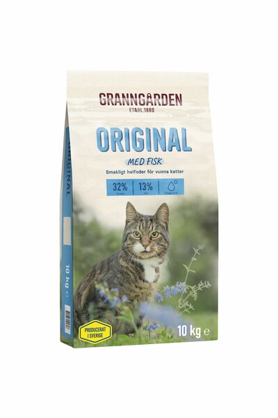 Kattmat Granngården Original med fisk 10kg