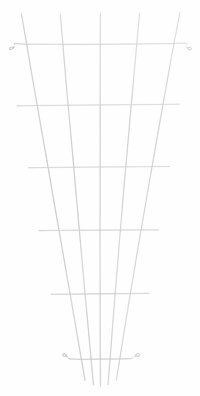 Trådspaljé Nyby Bruk rak solfjäder 30–75x150cm
