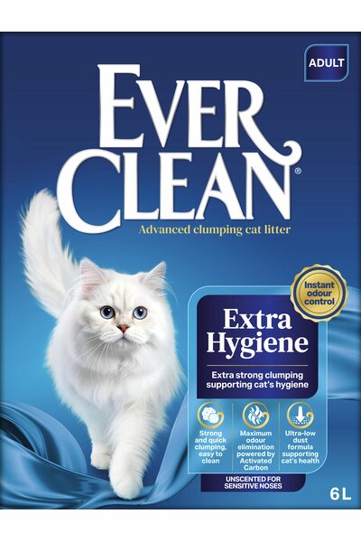 Kattsand Ever Clean Extra Hygiene Unscented 6L