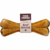 Hundtugg FourFriends Tuggben Beef Rawhide med get