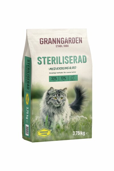 Kattmat Granngården Steriliserad med kyckling & ris