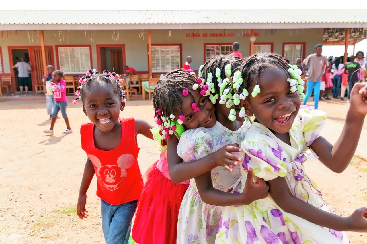 Faste bidragsytere sørger for at mange barn i Huambo får et trygt hjem og en god oppvekst i Fagforbundets SOS-barneby.