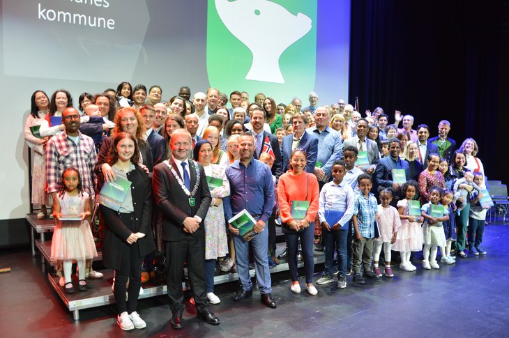 Sandnes kommune hadde mange nye statsborgarar på årets seremoni.