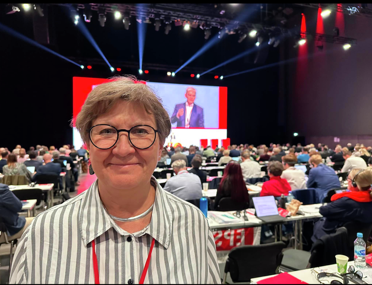 Mette Nord deltok på ETUC-kongressen hvor hun representerte 8 millioner offentlige ansatte som president i European Public Service Union