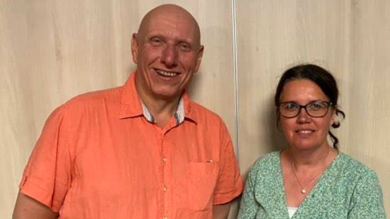 Olav Neerland, fylkesleder i Innlandet for Fellesorganisasjonen, og Karianne Sten Solheim, fylkesleder for Fagforbundet Innlandet